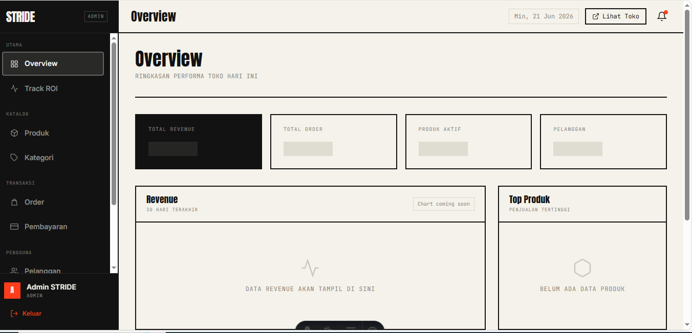 Stride Dashboard